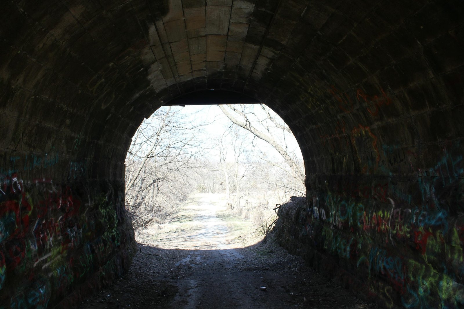 Inside arch